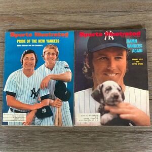 Sports Illustrated 1972 1973 New York Yankees Sparky Lyle Bobby Murcer Lot 2
